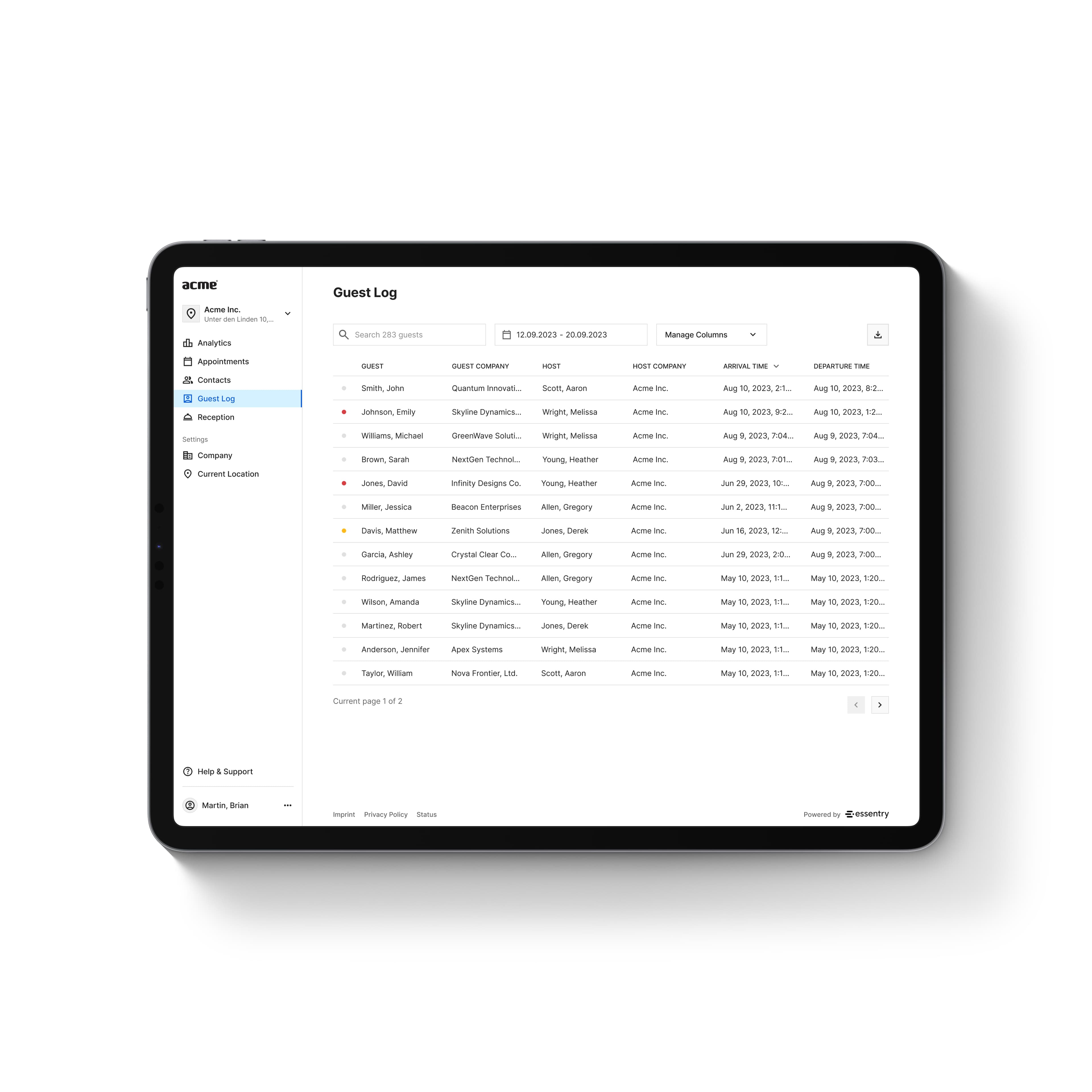 Essentry Design system